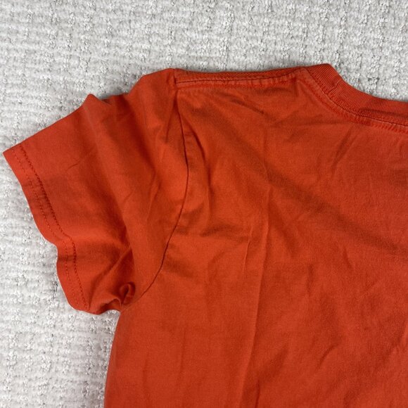 2019 Billie Eilish Graffiti Spell Out Graphic Orange Shirt XS Merch - Picture 13 of 16